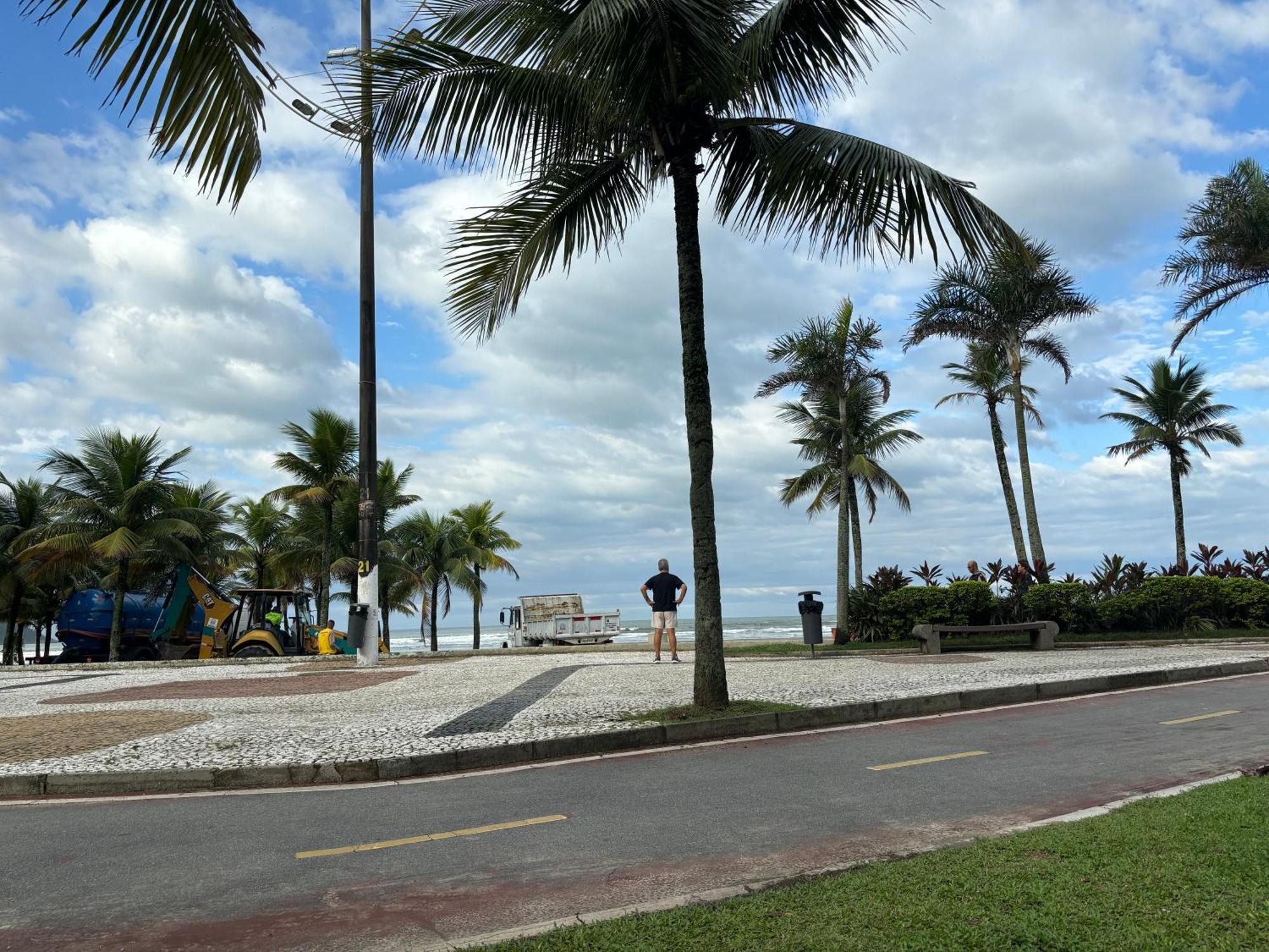 Novo Apto Canto Do Forte, Rua Praia Vista Montanha, Com Wi Fi, Homebeach10, 01 Vaga De Garagem, Melhores Restaurantes Ao Lado Praia Grande  Exterior foto