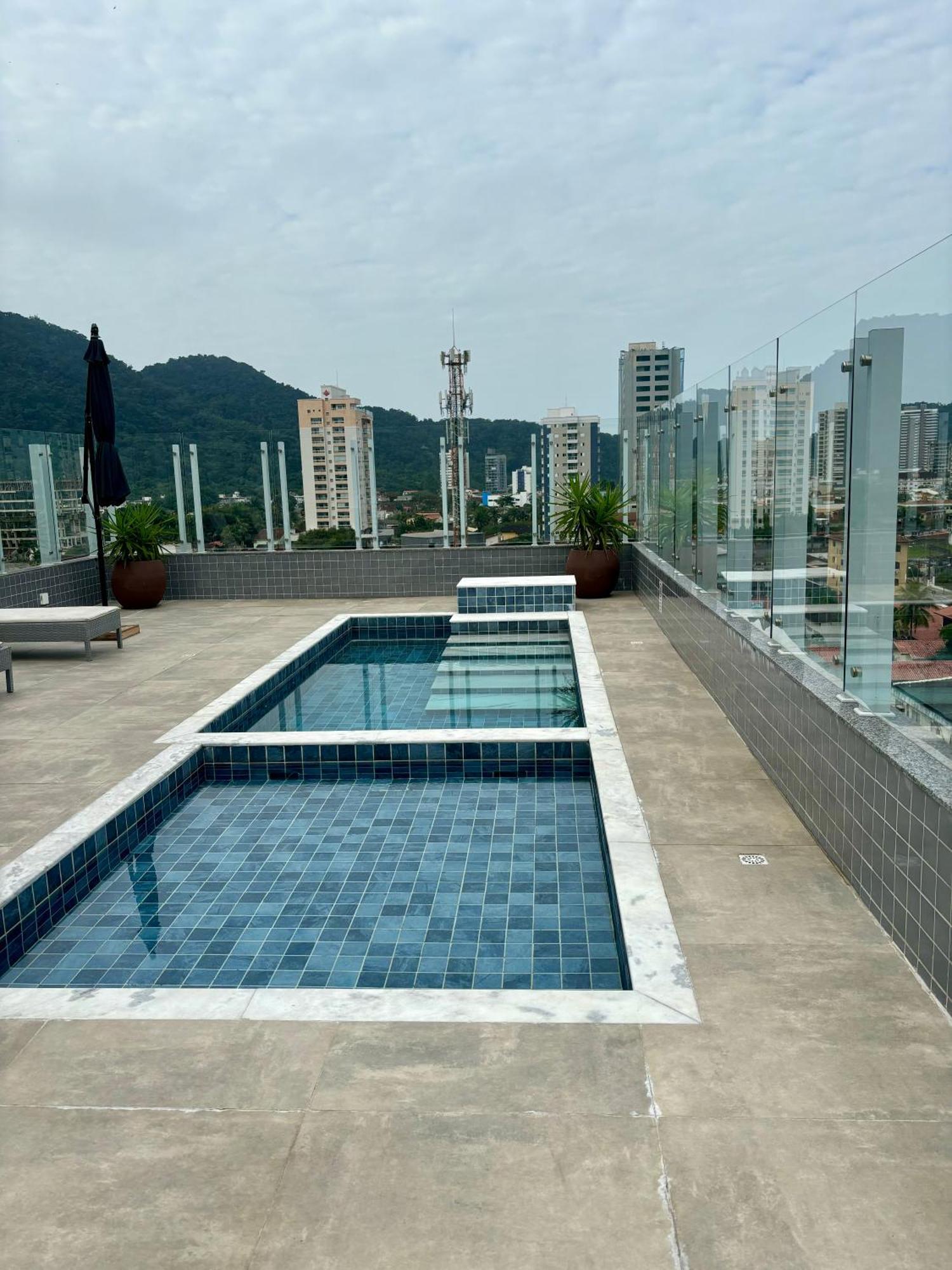 Novo Apto Canto Do Forte, Rua Praia Vista Montanha, Com Wi Fi, Homebeach10, 01 Vaga De Garagem, Melhores Restaurantes Ao Lado Praia Grande  Exterior foto